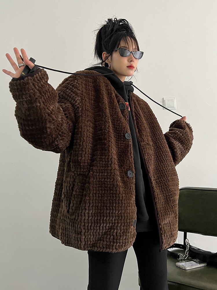 Marigold Shadows jackets Akihiko Oversized Cozy Jacket