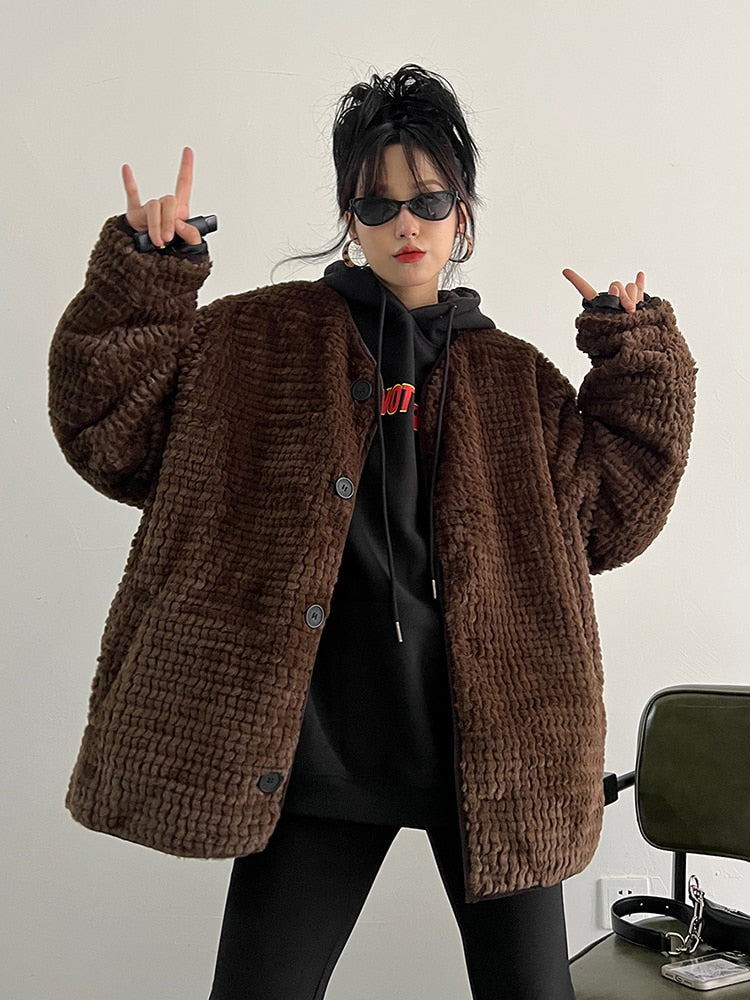 Marigold Shadows jackets Akihiko Oversized Cozy Jacket