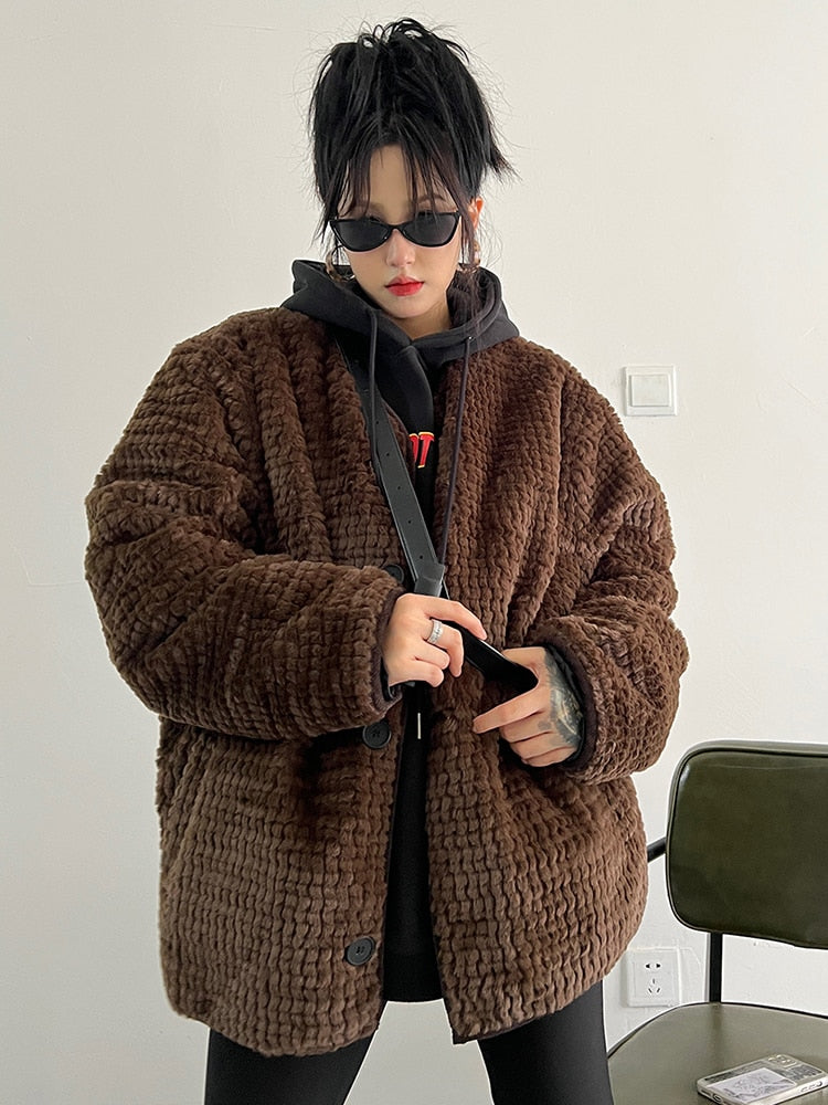 Marigold Shadows jackets Akihiko Oversized Cozy Jacket