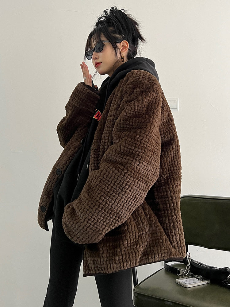 Marigold Shadows jackets Akihiko Oversized Cozy Jacket
