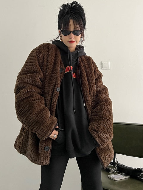 Marigold Shadows jackets Akihiko Oversized Cozy Jacket