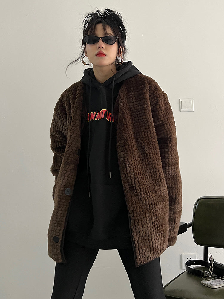 Marigold Shadows jackets Akihiko Oversized Cozy Jacket
