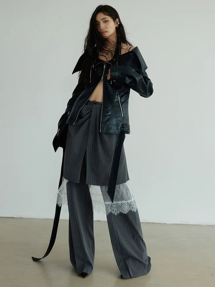 Marigold Shadows Jackets Haska Vegan Leather Jacket