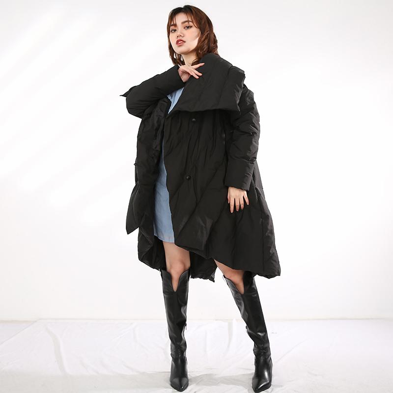 Marigold Shadows jackets Manzo Irregular Loose Puff Jacket