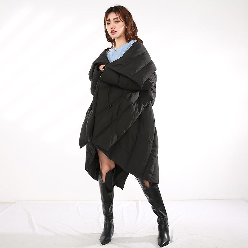 Marigold Shadows jackets Manzo Irregular Loose Puff Jacket