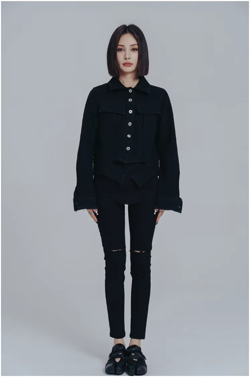 Marigold Shadows Jackets Prepree Denim Jacket