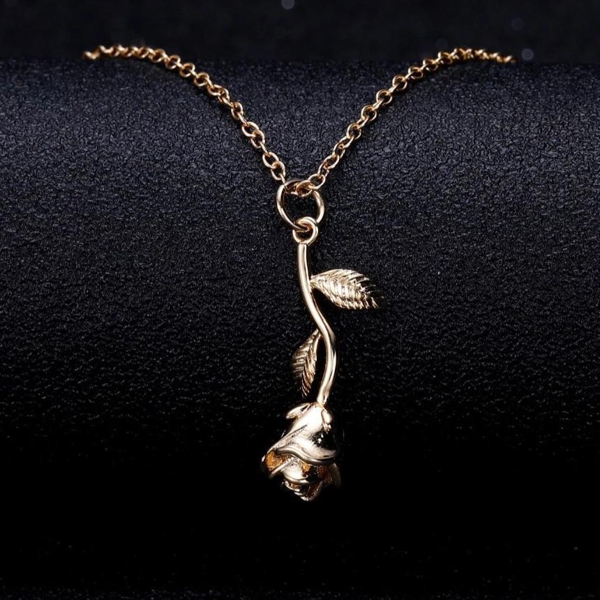 Marigold Shadows jewelry Aimyon Rose Necklace