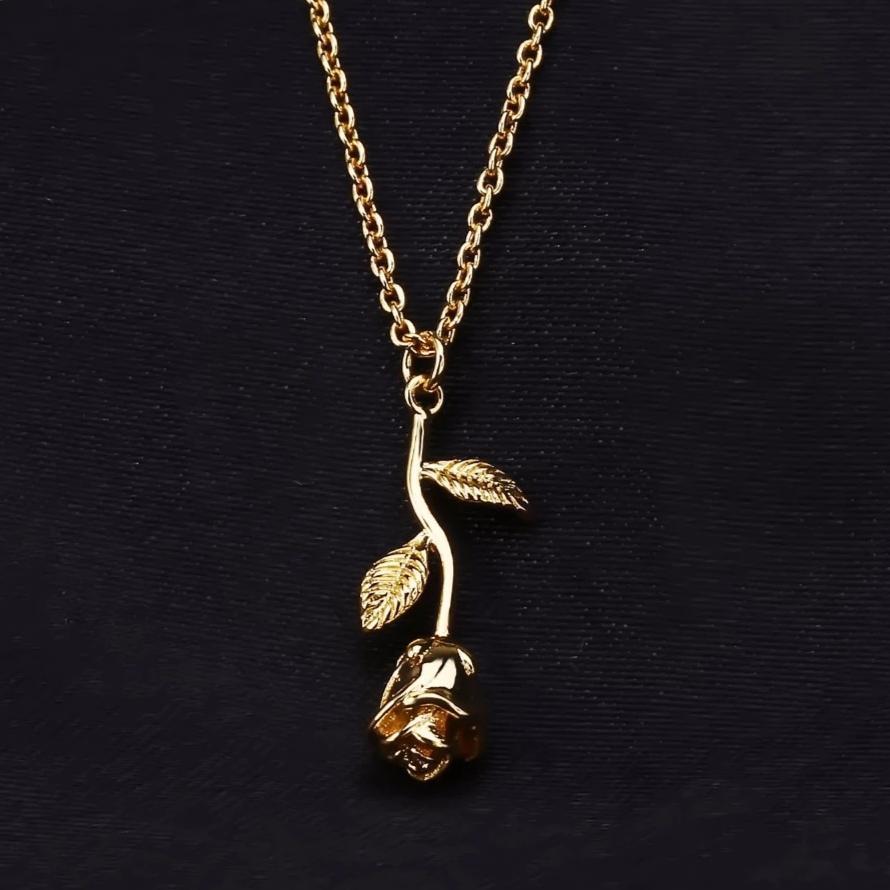 Marigold Shadows jewelry Aimyon Rose Necklace