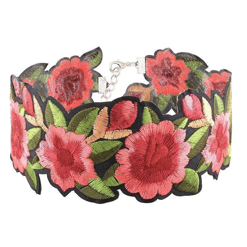 Marigold Shadows jewelry Djuna Floral Choker