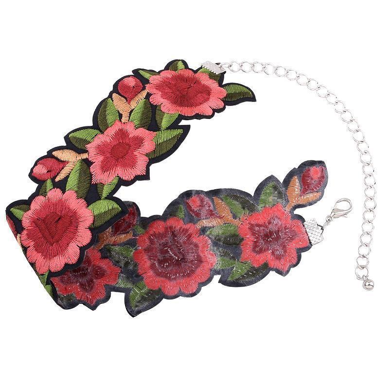Marigold Shadows jewelry Djuna Floral Choker