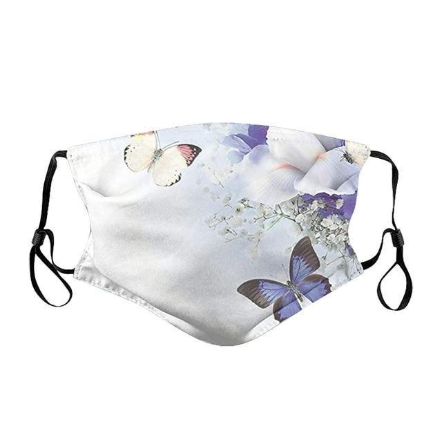 Marigold Shadows Masks Ayako Face Mask - Baby's Breath