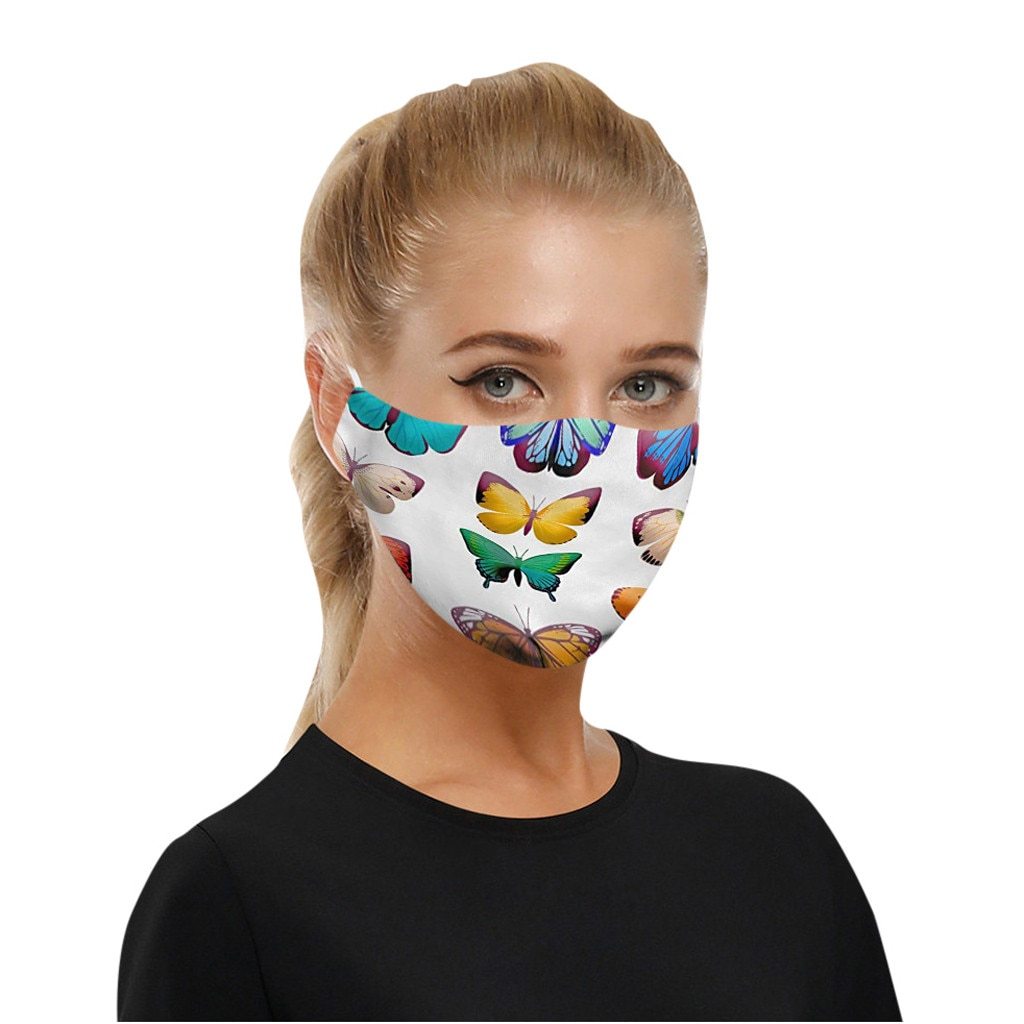 Marigold Shadows Masks Kiaria Face Mask - All The Butterflies