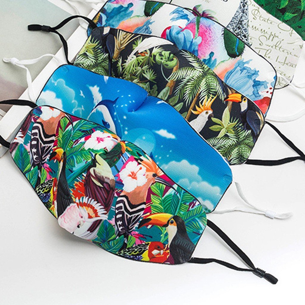 Marigold Shadows Masks Masae Face Mask - Jungle