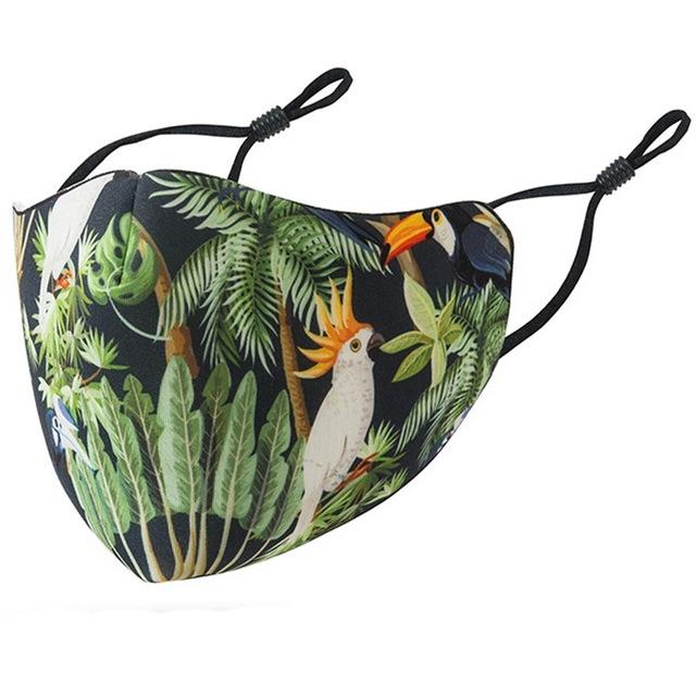 Marigold Shadows Masks Masae Face Mask - Jungle