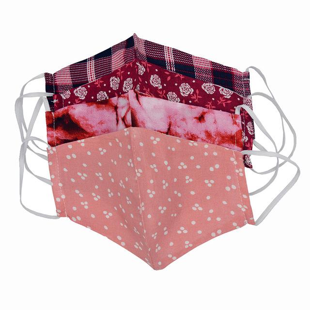Marigold Shadows Masks Subaru Face Mask - Diamond Raspberry