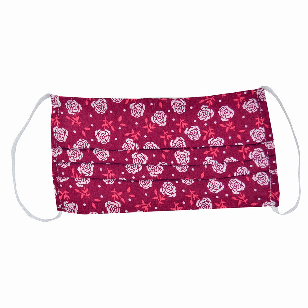 Marigold Shadows Masks Subaru Face Mask - Rectangle Raspberry
