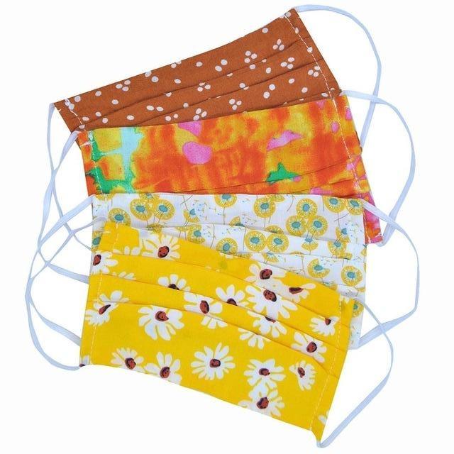 Marigold Shadows Masks Subaru Face Mask - Rectangle Sherbert
