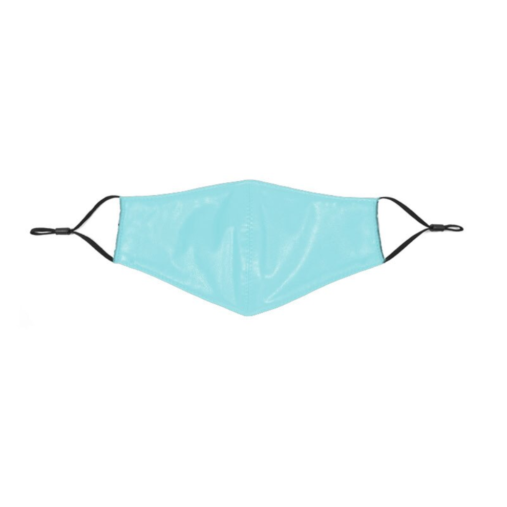 Marigold Shadows Masks Yuzuki Vegan Leather Face Mask - Baby Blue
