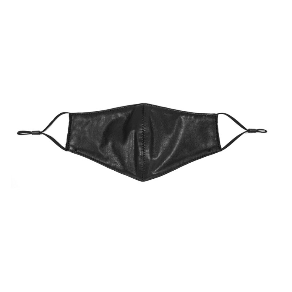 Marigold Shadows Masks Yuzuki Vegan Leather Face Mask - Black