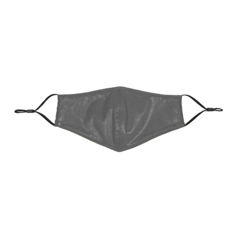 Marigold Shadows Masks Yuzuki Vegan Leather Face Mask - Grey