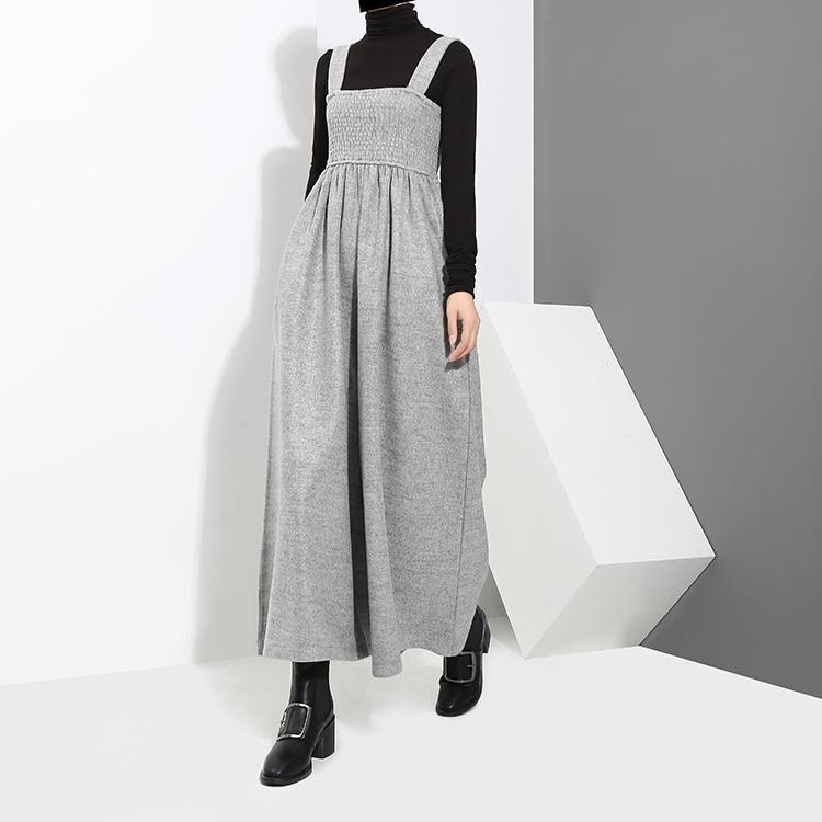 Marigold Shadows pants Jucee Wide Leg Overalls - Gray