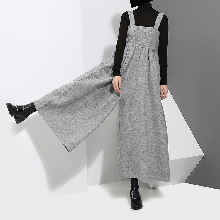 Marigold Shadows pants Jucee Wide Leg Overalls - Gray