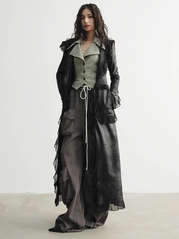 Marigold Shadows Pants Rachula Drawstring Cargo Pants