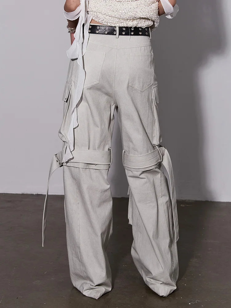 Marigold Shadows Pants Radat Buckle Cargo Pants