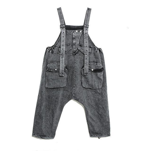 Marigold Shadows pants Rie High Waisted Pocket Denim Overalls