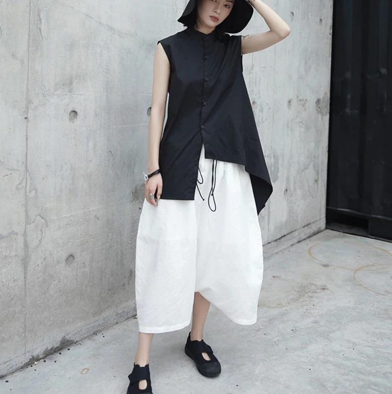 Marigold Shadows pants Yuruidesu Linen Ankle Pants