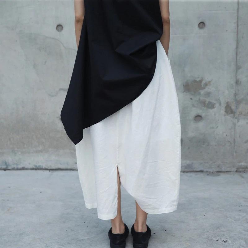 Marigold Shadows pants Yuruidesu Linen Ankle Pants
