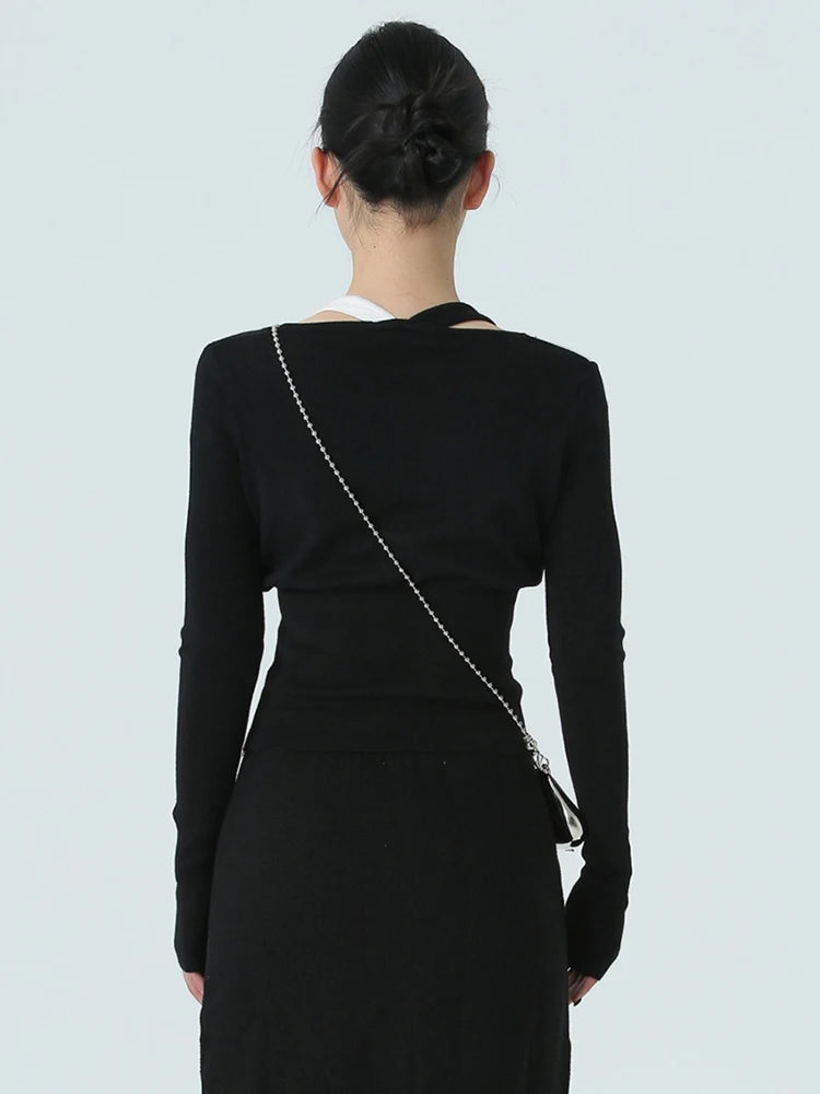 Marigold Shadows Shirts Chambrey Cutout Shirt