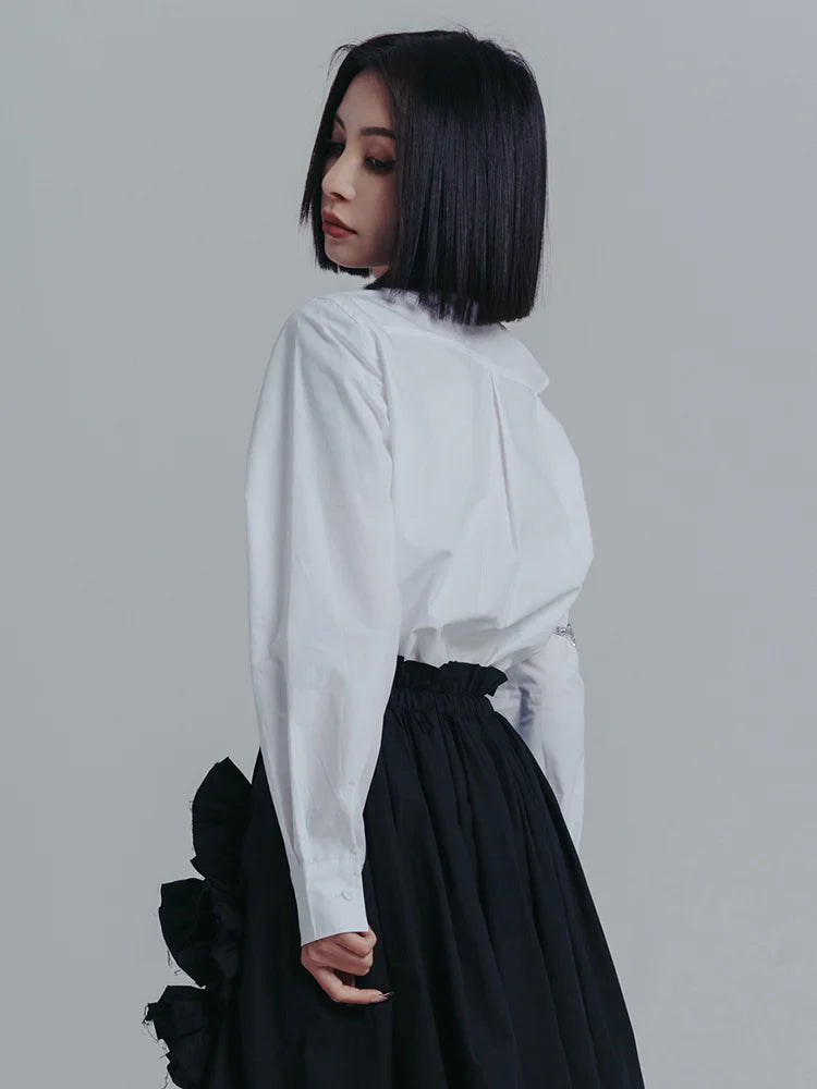 Marigold Shadows Shirts Cranaken Slit Button Up