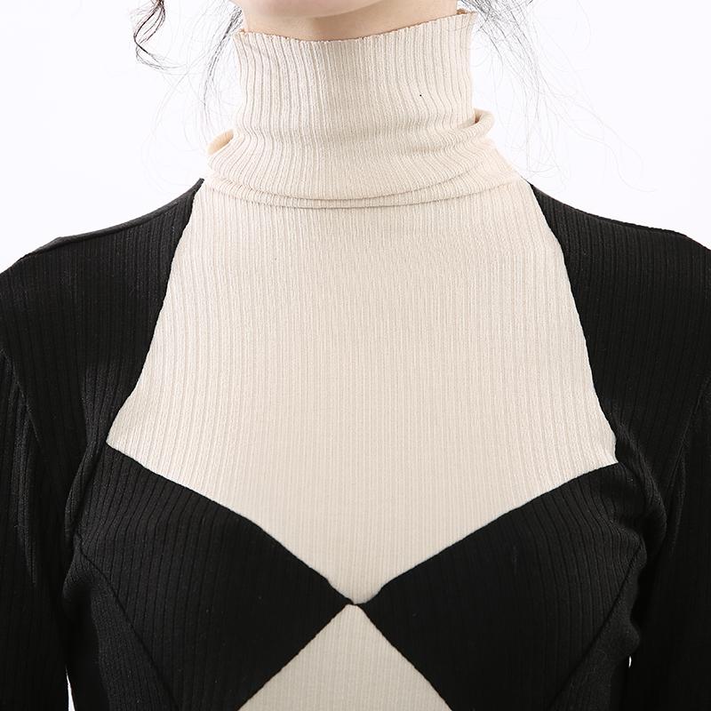 Marigold Shadows shirts Emica Turtleneck Long Sleeve Shirt