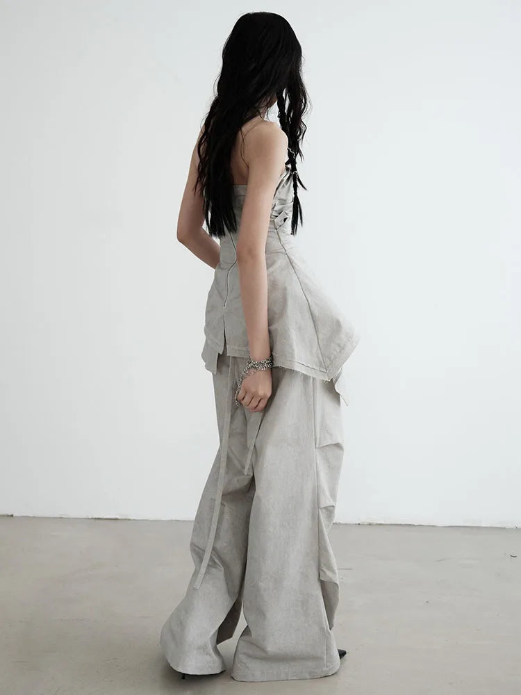 Marigold Shadows Shirts Hantuki Layered Tube Top