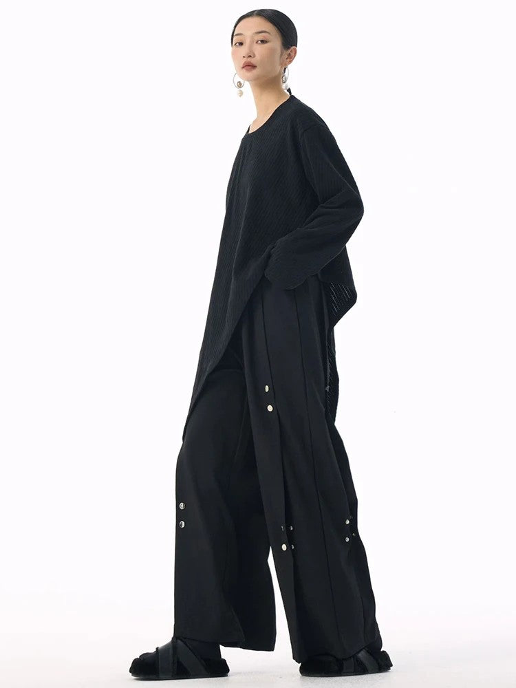 Marigold Shadows Shirts *** Kuda Asymmetrical Long Sleeve