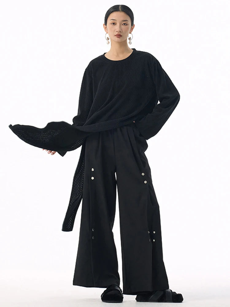 Marigold Shadows Shirts *** Kuda Asymmetrical Long Sleeve