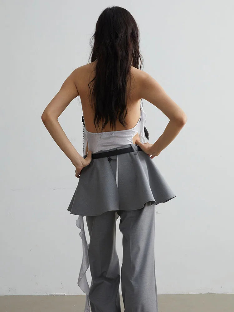 Marigold Shadows Shirts Rosella Cut-Out Bodysuit