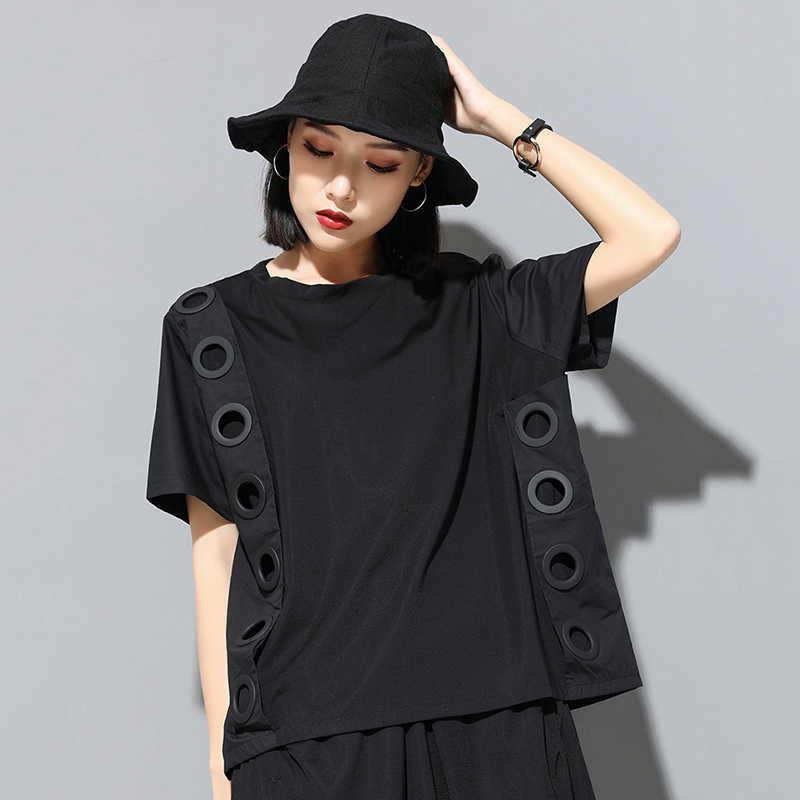 Marigold Shadows Shirts Tokiko O-Neck Short Sleeve Shirt