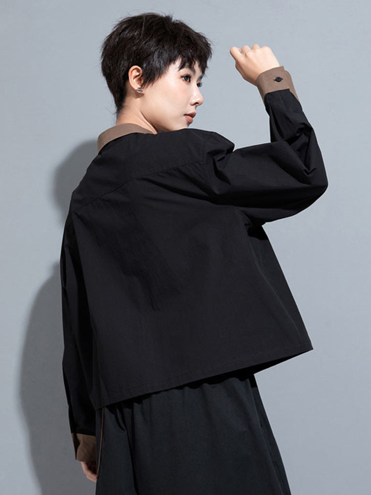 Marigold Shadows Shirts & Tops Bibbe Button Blouse