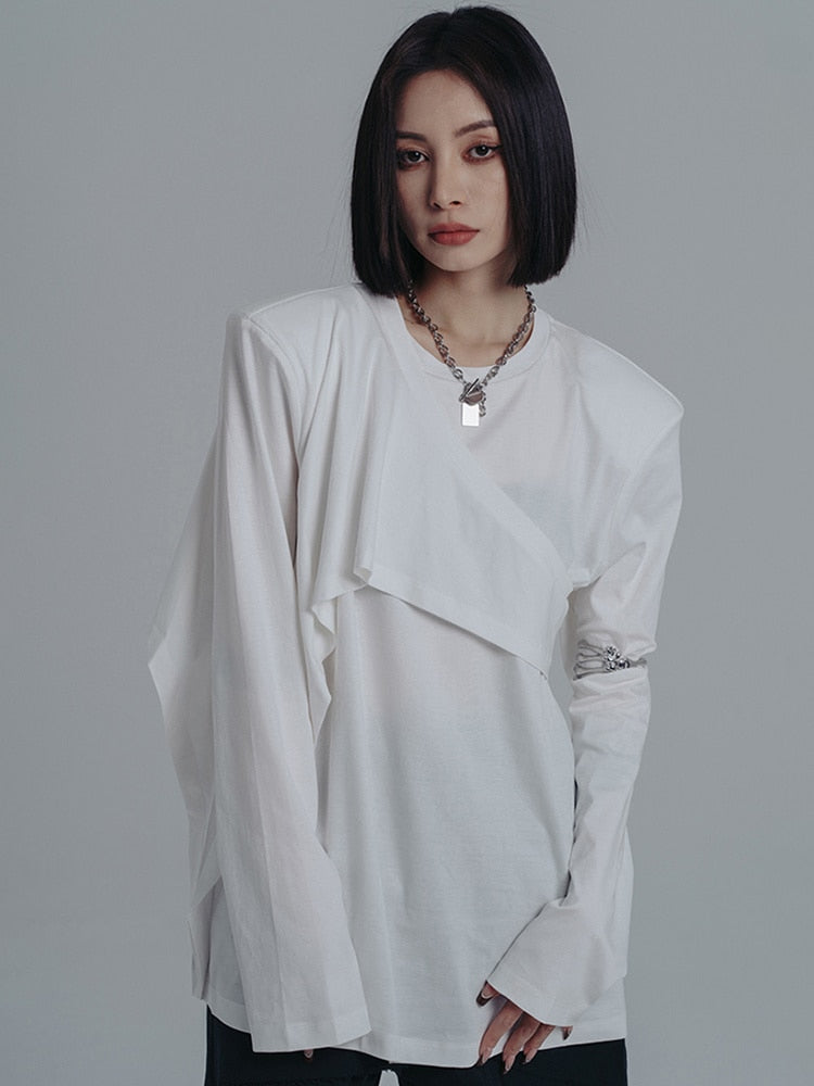 Marigold Shadows Shirts & Tops Confuse Wrap Shirt