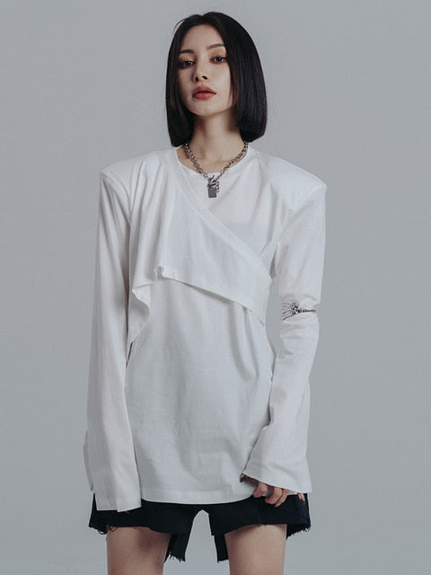 Marigold Shadows Shirts & Tops Confuse Wrap Shirt