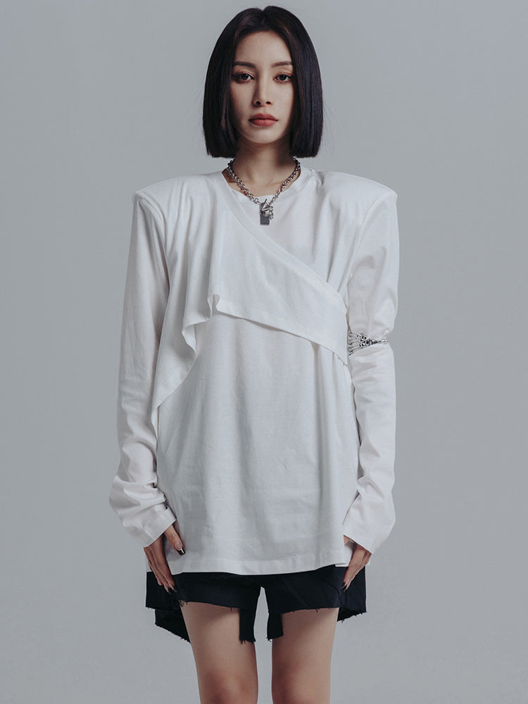 Marigold Shadows Shirts & Tops Confuse Wrap Shirt