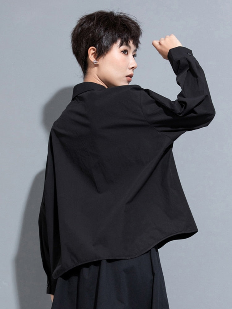 Marigold Shadows Shirts & Tops Denie Contrast Blouse