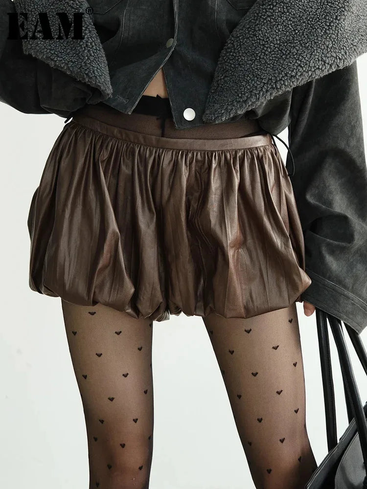 Marigold Shadows Shorts Bubbla Puff Shorts