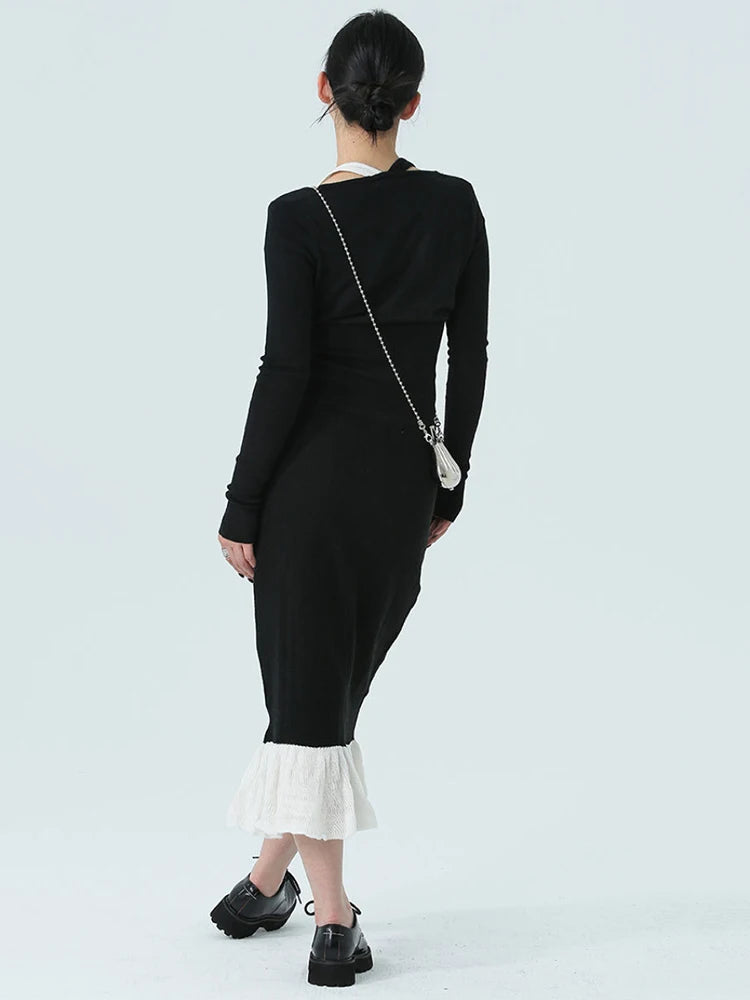 Marigold Shadows Skirts Chambrey Cutout Skirt