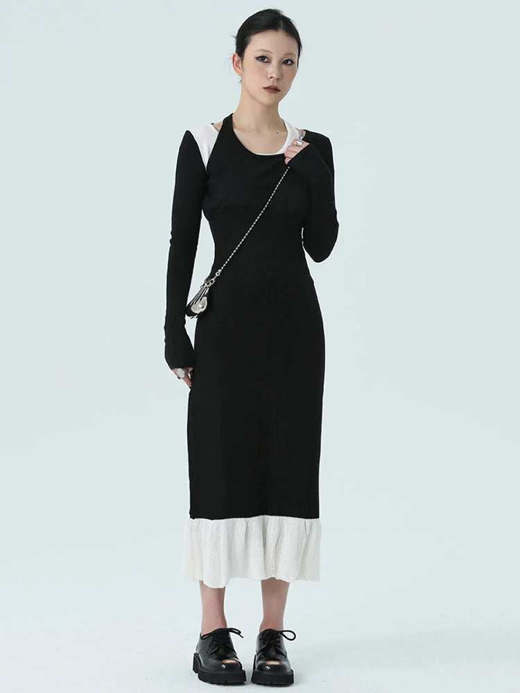 Marigold Shadows Skirts Chambrey Cutout Skirt