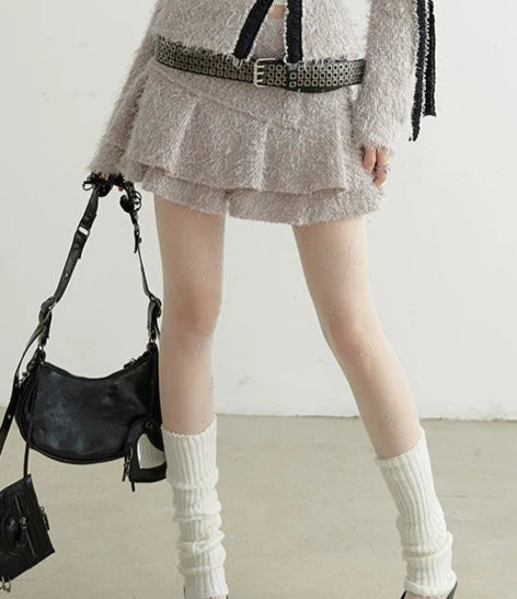 Custey Ruffle Mini Skirt