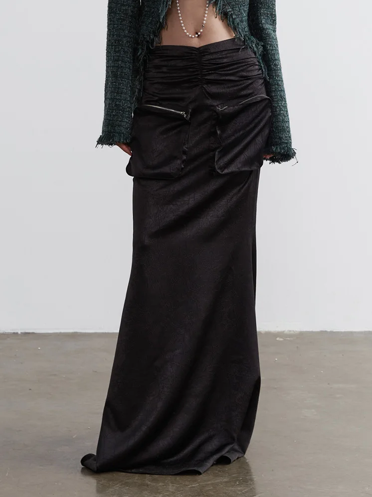 Marigold Shadows Skirts Plumer Pocket Long Skirt