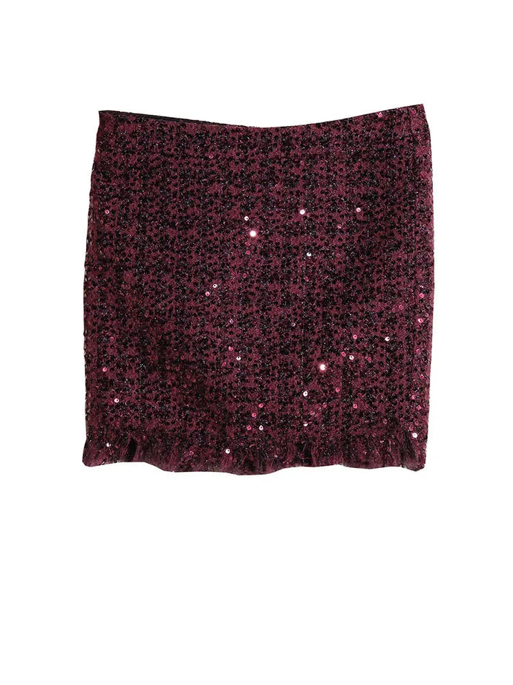 Marigold Shadows Skirts Pointsetta Sequin Skirt